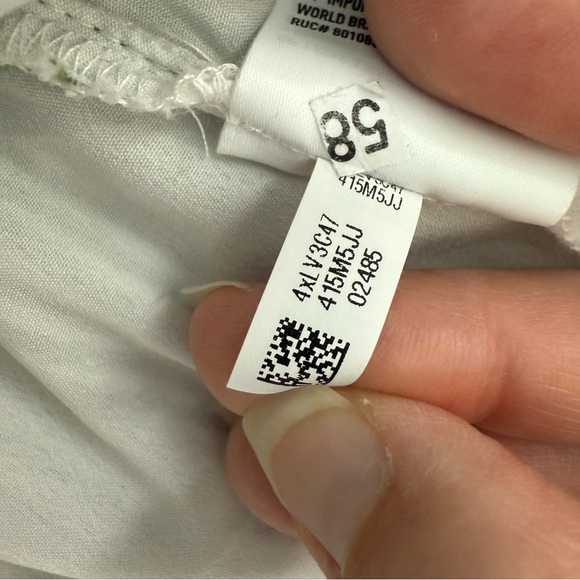 American Eagle Puff Sleeve Mini Dress Green Stripe Size Small Cottagecore Beach - Picture 11 of 11